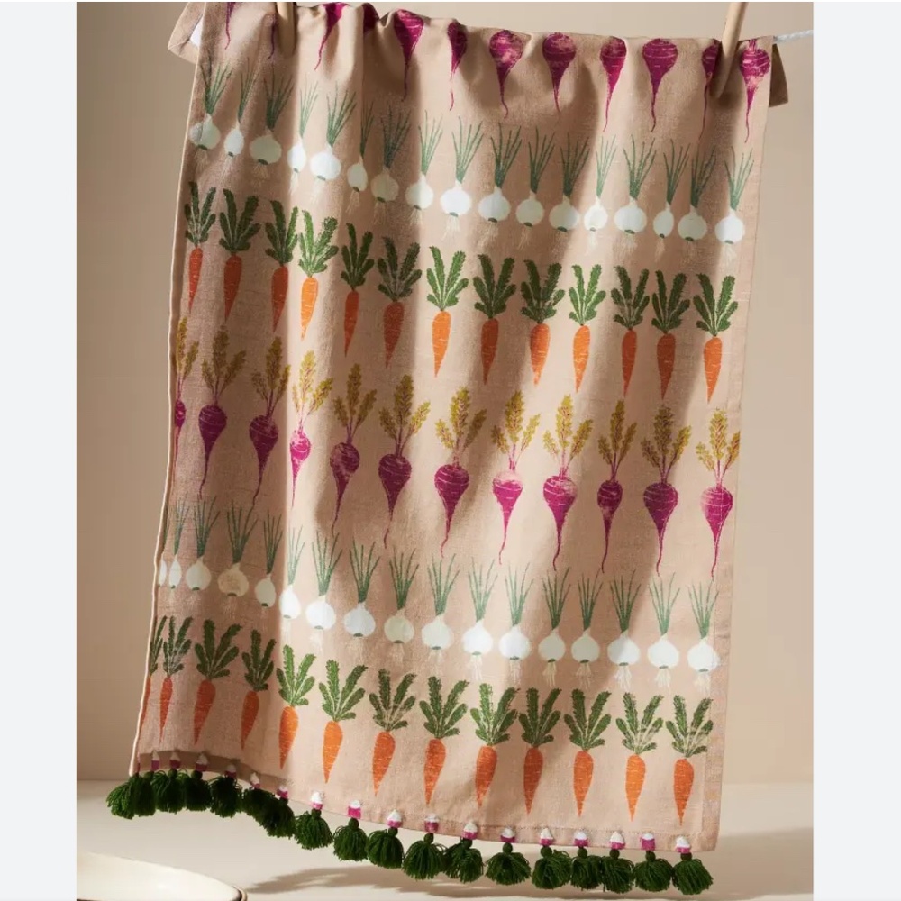 Anthro HARPER TEA TOWEL  Fresh Market - Picture 2 of 8